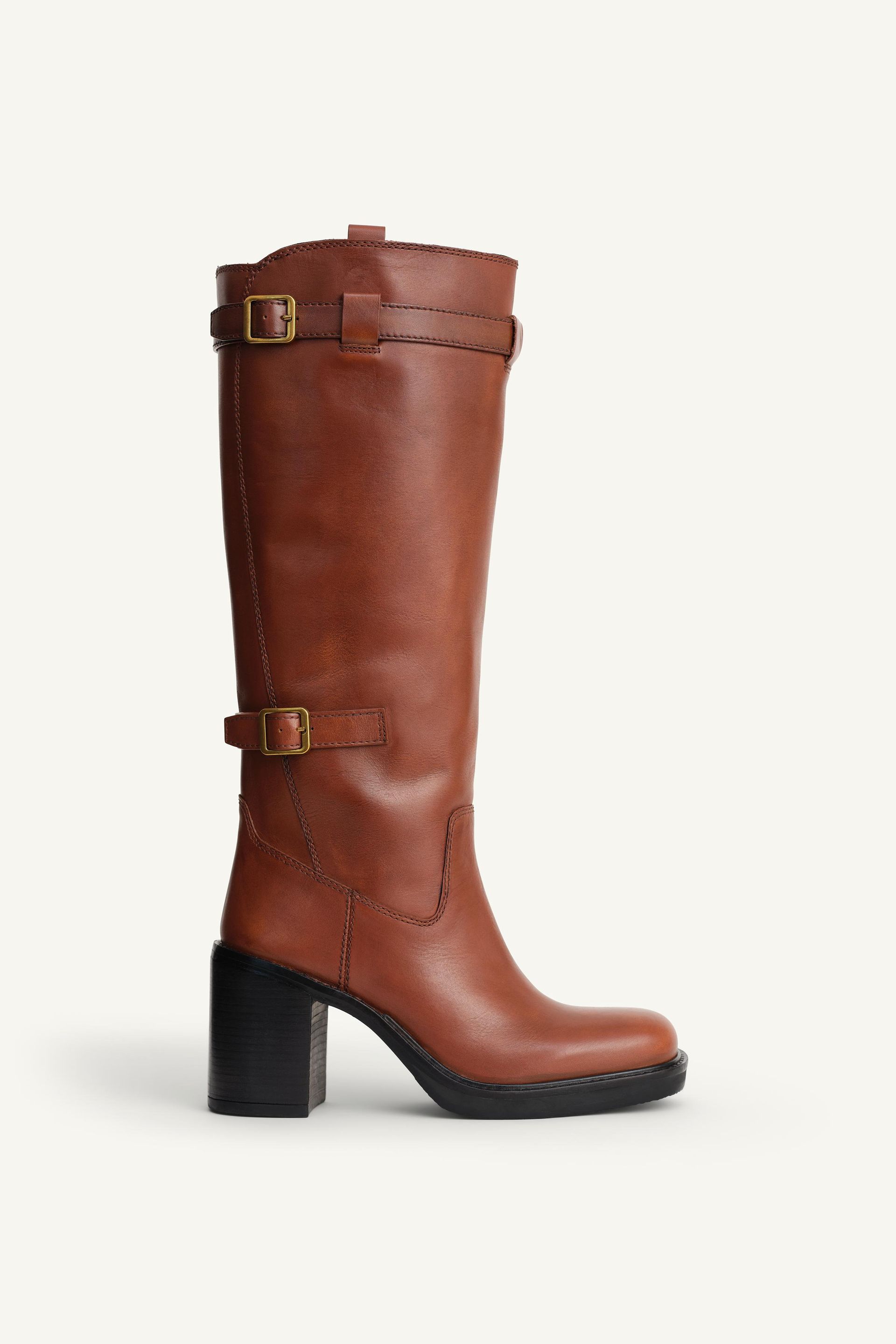 Buckled Leather Boots Limited Edition