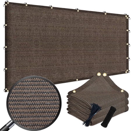 90% Sun Shade Cloth, 12' X 20' Pergola Shade Cover for Patio, Outdoor, Garden, Backyard, Mocha