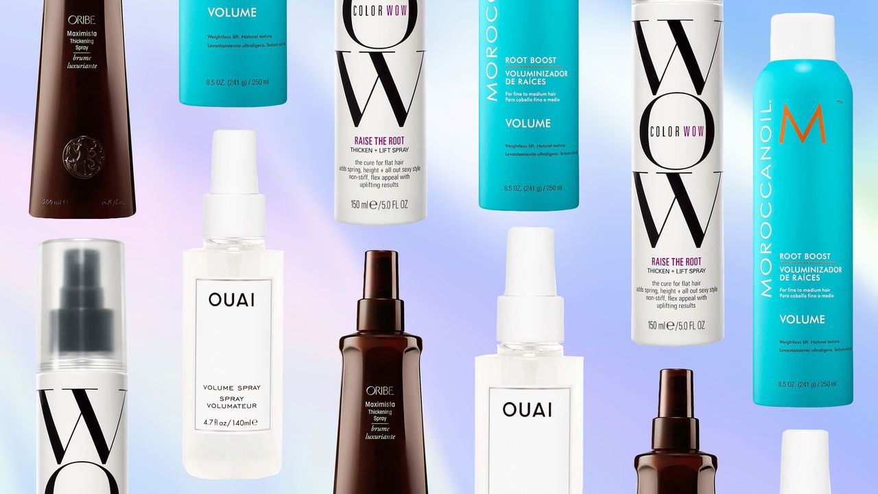 best volumizing hair products including OUAI, Oribe, and Moroccanoil hair products