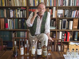 Charlie MacLean, whisky connoisseur, pictured at his home in Edinburgh (©Ian Rutherford/Country Life Picture Library)