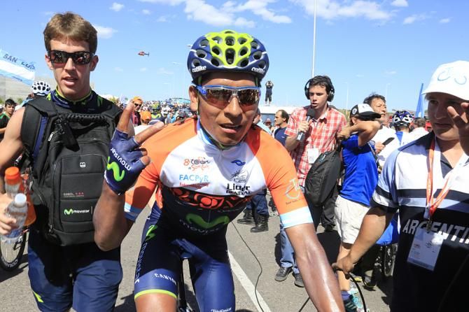 Nairo Quintana (Movistar) winner of the Tour de San Luis