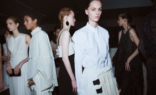 Jil Sander white coloured women's fashion dresses