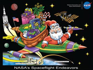 2012 NASA Holiday Poster