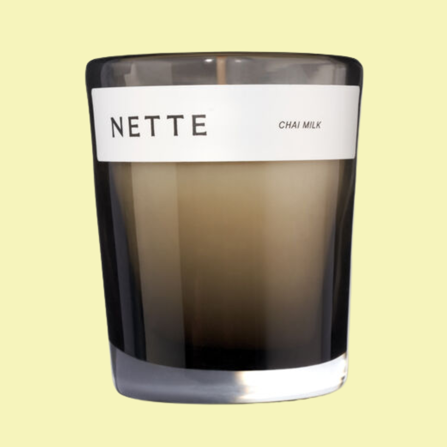 A chai scented candle