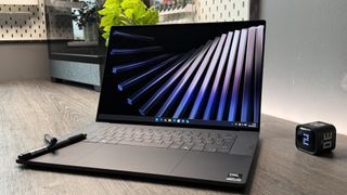 Dell XPS 16 (2026) laptop in an office