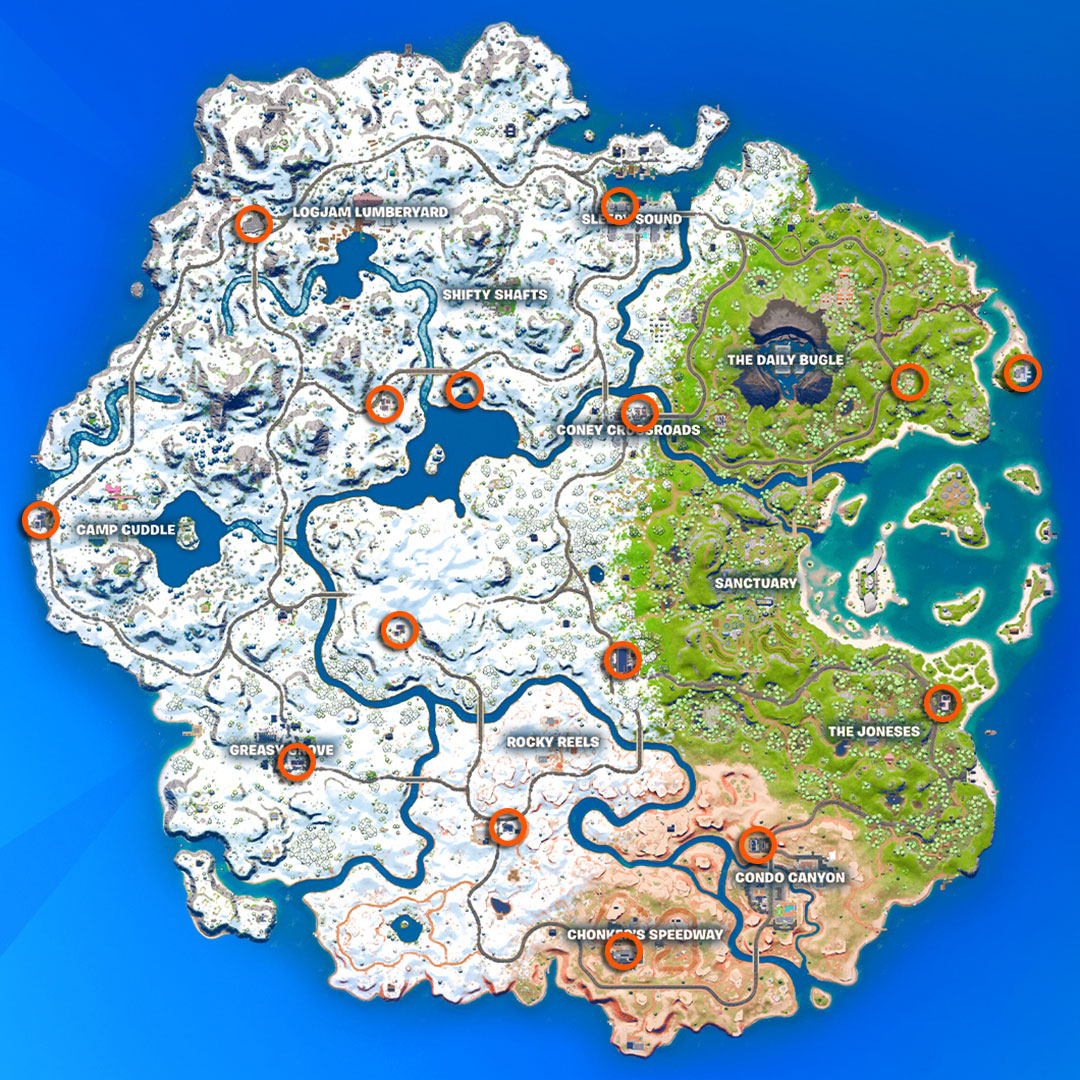 Fortnite Gas Pumps locations