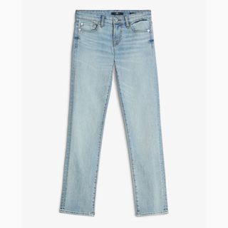 cut out image of blue skinny jeans from 7 for all mankind