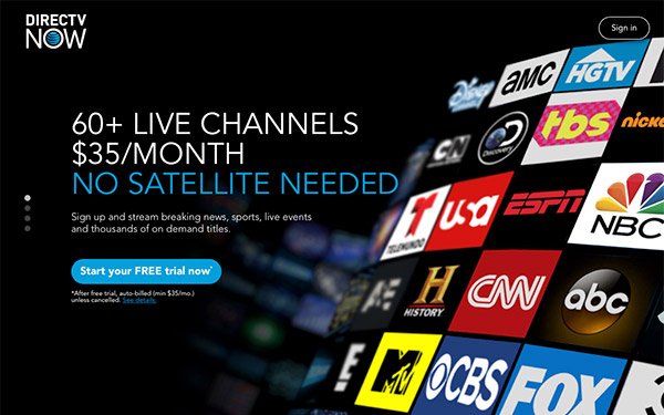 AT&T's DirecTV Now streaming TV service: launching November 30