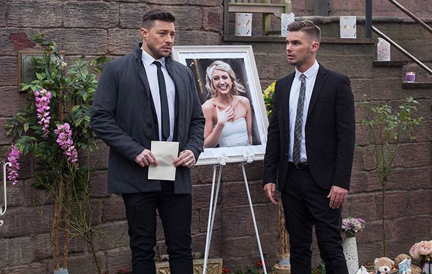 Ryan and Ste&#039;s affair is exposed by Leela at Amy&#039;s memorial