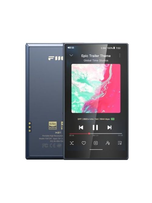 Fiio M21 Android 13 Portable Music Player Mp3 Walkman Snapdragon 680 4* Cs43198 Dac Chips Hi-Res Audio Dsd Bluetooth Ldac (blue-Black)