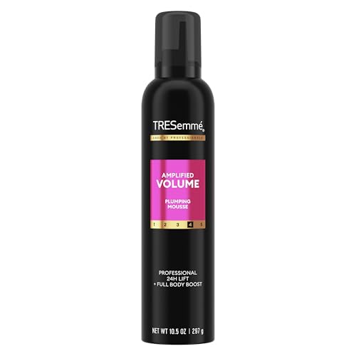 Tresemm&amp;eacute; Plumping Mousse Amplified Volume for 24h Lift and Body With Pro Lock Technology 10.5 Fl Oz
