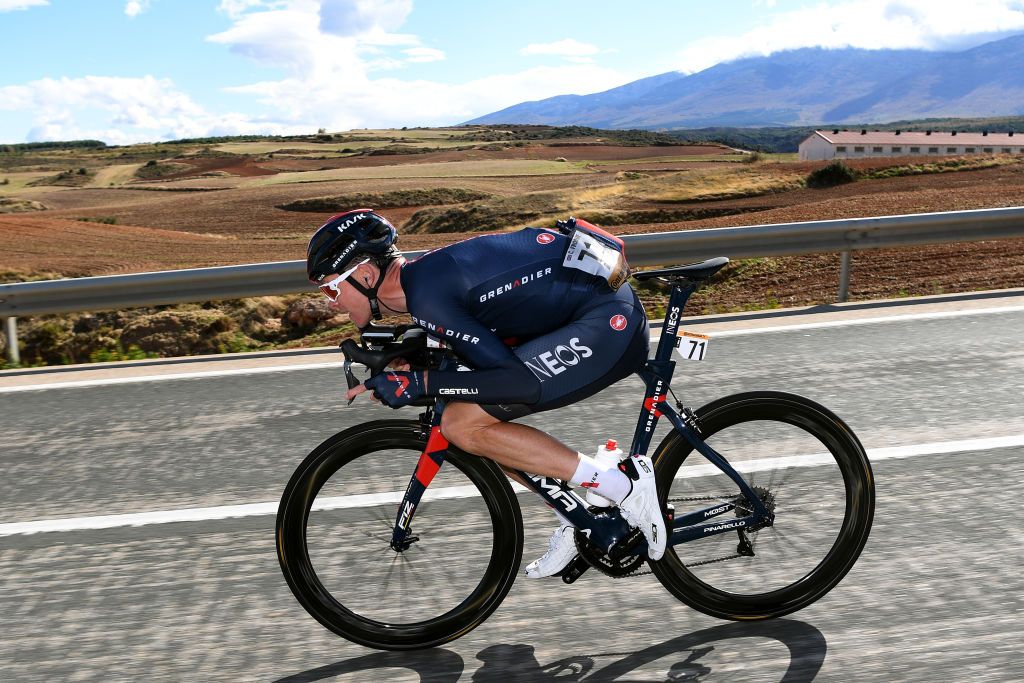 Chris Froome during stage 4 at the Vuelta
