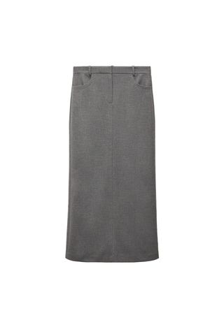 Slit Long Skirt - Women
