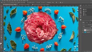 A screenshot from Adobe Photoshop, one of the best graphic design options