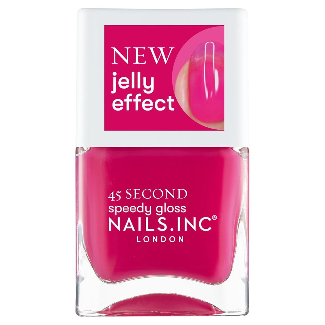 Nails Inc Ready To Jelly in Sheer Hot Pink
