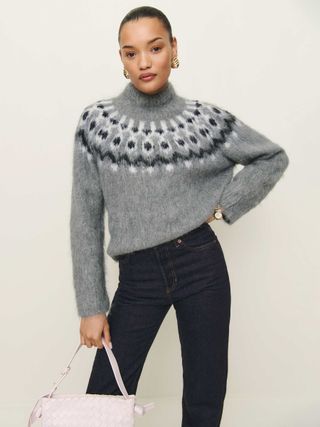 Reformation Idylla Brushed Alpaca Turtleneck