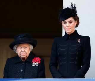 Kate Middleton and the Queen at the Festival of Remembrance