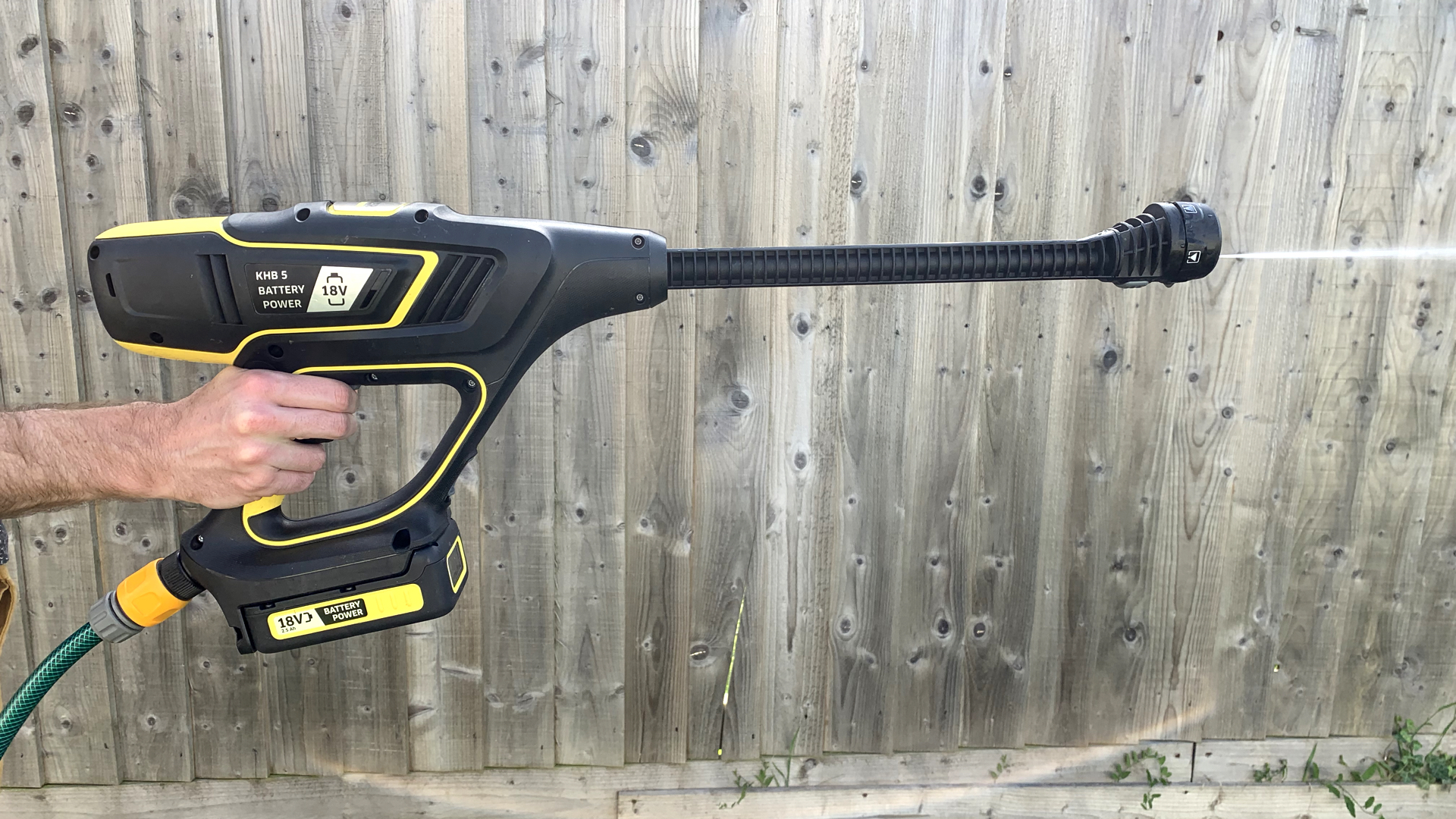 Battery powered on sale pressure washer