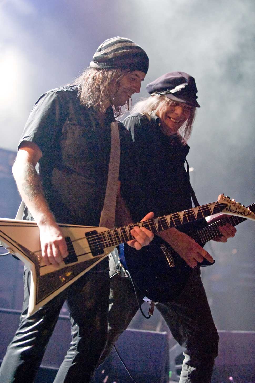 Phil Campbell and Wurzel onstage