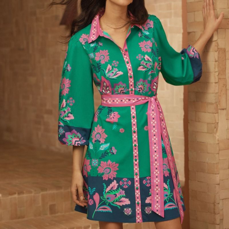 Love &amp;amp; Roses , Floral Mini Dress