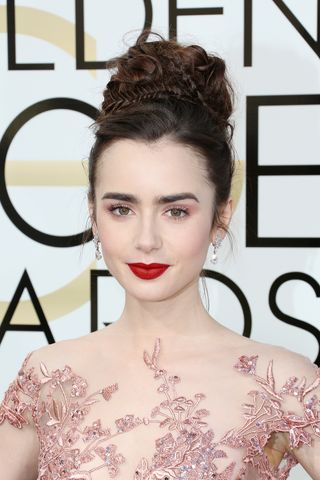 Golden Globes beauty hair make-up