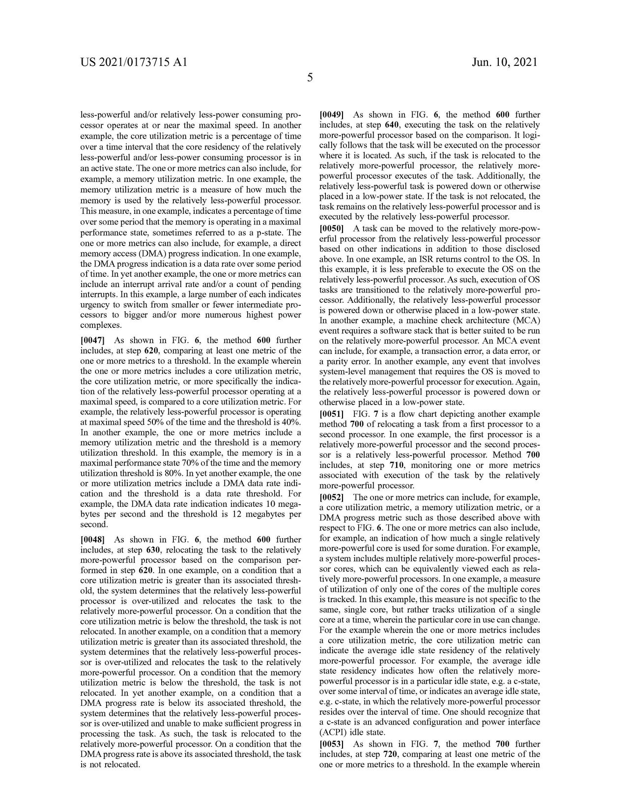 Method Of Task Transition Between Heterogenous Processors