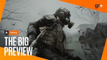 Metro 2039 Big Preview image featuring a solider in a gas mask
