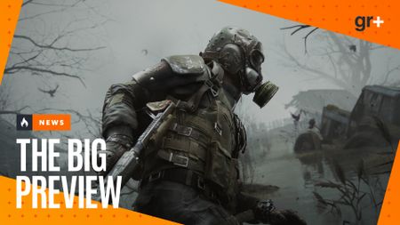 Metro 2039 Big Preview image featuring a solider in a gas mask