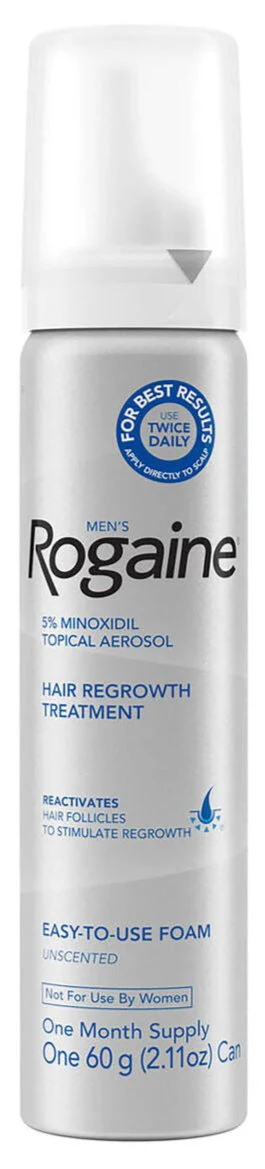 Mens Rogaine® 5% Minoxidil Unscented Foam - 6-Month