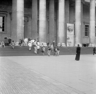 Curated by Antwaun Sargent, and featured in the show 'Social works' At Gagoian New York is Carrie Mae Weems, The British Museum, 2006