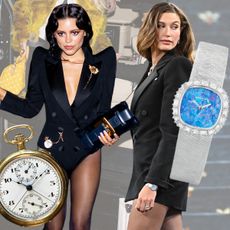 a collage of celebrities wearing vintage watches