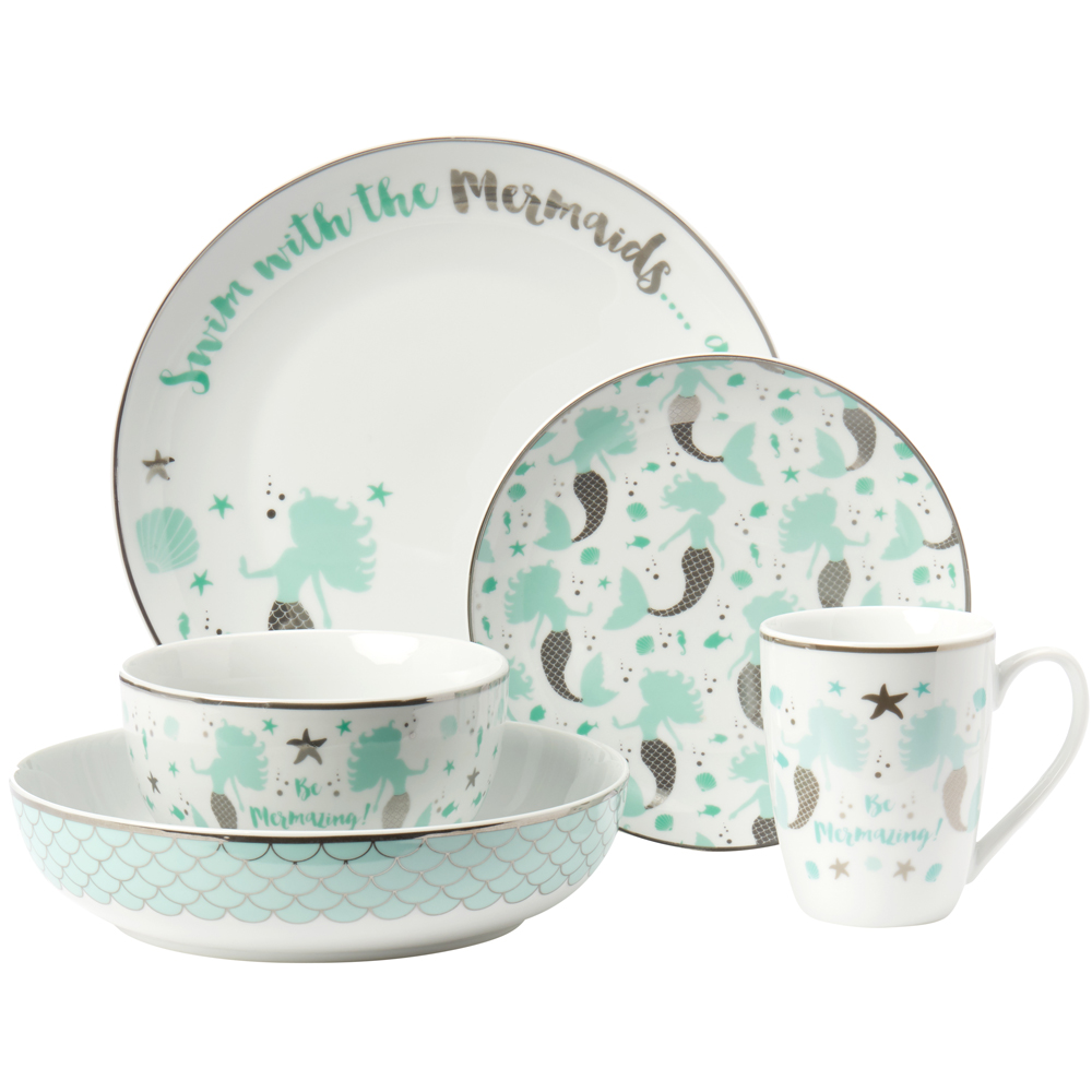 mermaid dinner set