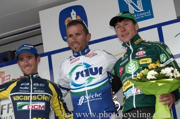 Casper flanked by Feillu and Kruopis