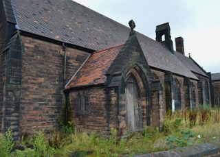 Exterior of the former Church of St Luke in Warrington