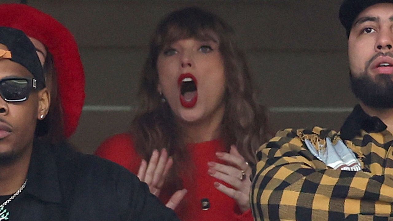 Taylor Swift at Chiefs vs. Ravens game