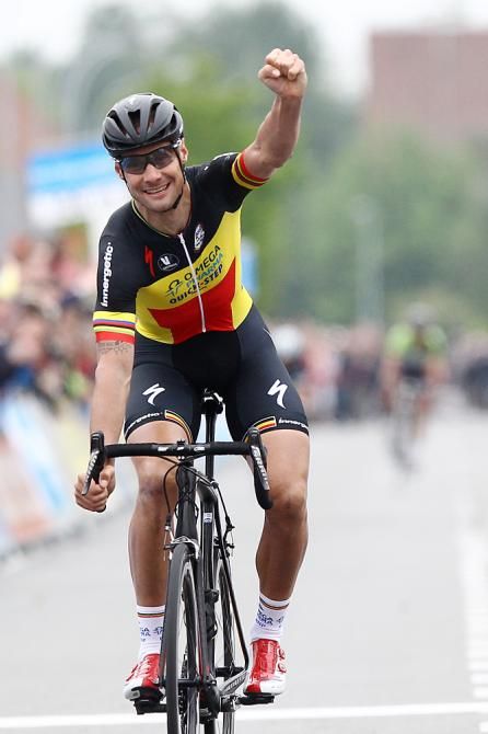 Tom Boonen (Omega Pharma-Quickstep) wins the Heistse Pijl
