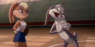 Lola Bunny and Bugs Bunny in Space Jam