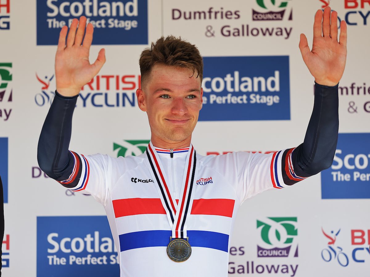 Ethan Hayter won the 2022 British time trial title