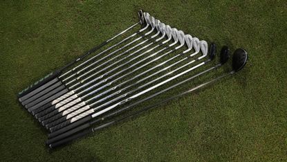 A full set of clubs