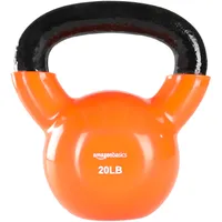 Amazon Basics Vinyl Coated 20lb Kettlebell | $40.64, $27.78 at Amazon