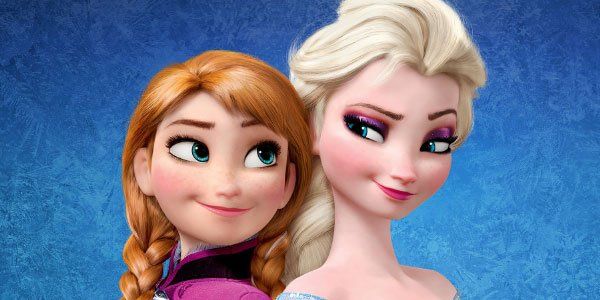 Vinil das princesas Elsa e Ana da Frozen, Disney