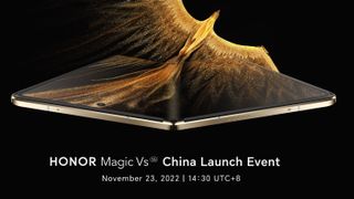 Honor Magic Vs teaser showing the phone in unfolded state
