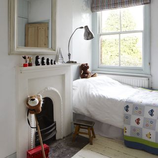 childs bedroom with window