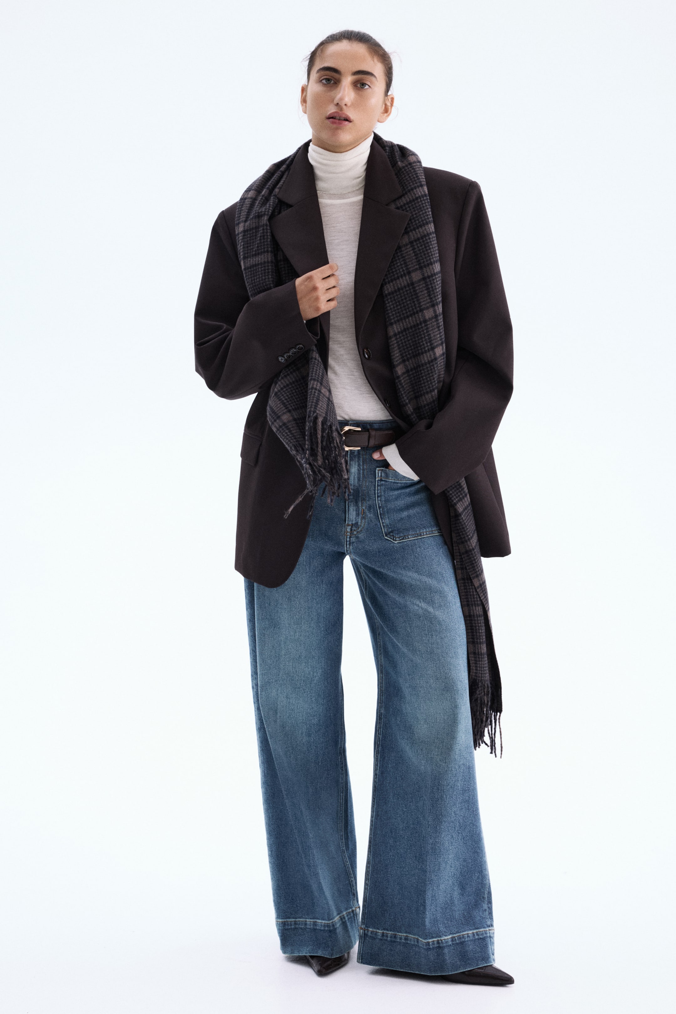 Wide High Jeans - Denim Blue