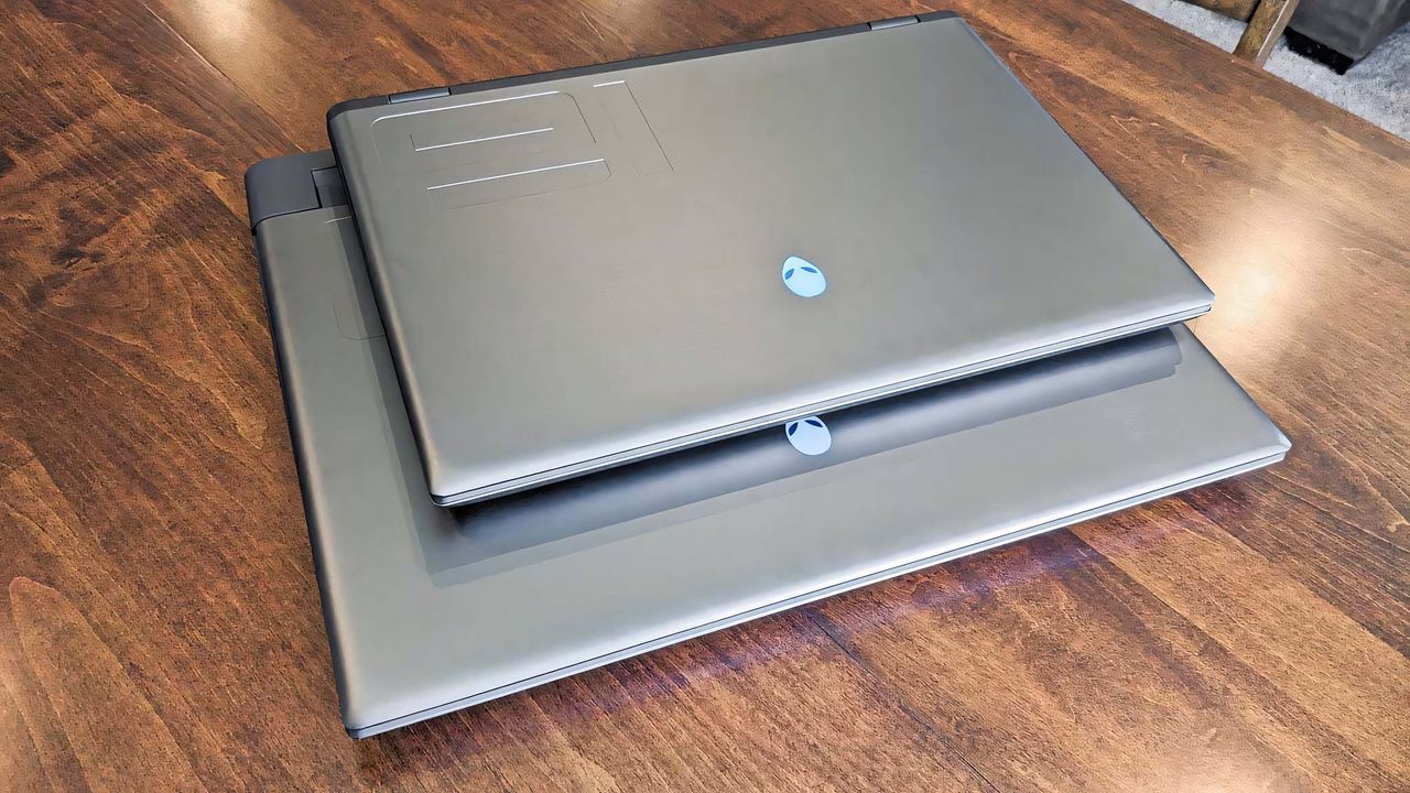 Alienware m18 R2 below m16 R2.