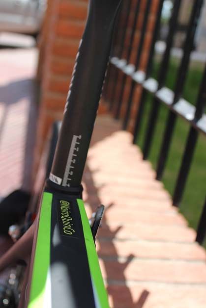 Saddle height dialled in on Nairo Quintana's Canyon Ultimate CF SLX