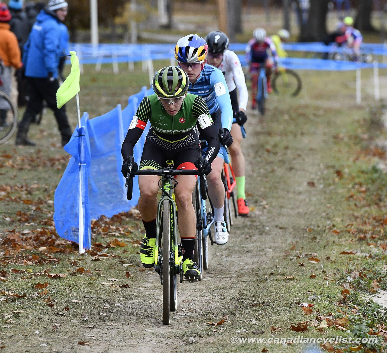 Kaitlin Keough (USA) Cannondale/Cyclocrossworld.com back at the front