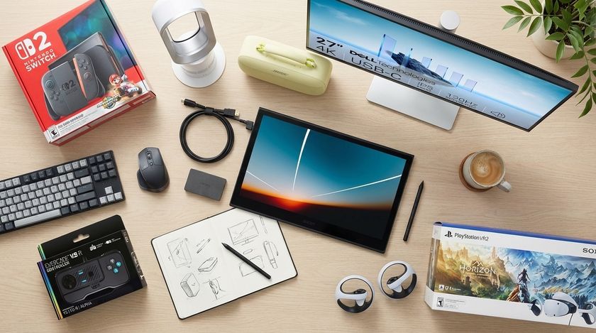 A selection of great tech, including models from the likes of Wacom, Nintendo, Sony, Bose, Logitech. 