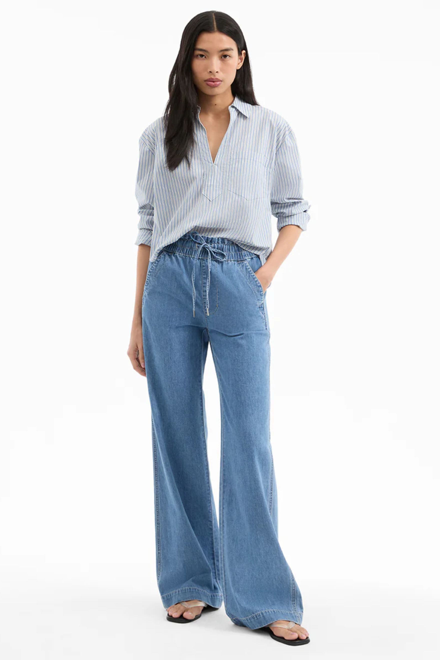 Dunford Wide-Leg Drawstring Pantamethyst Frost / 00