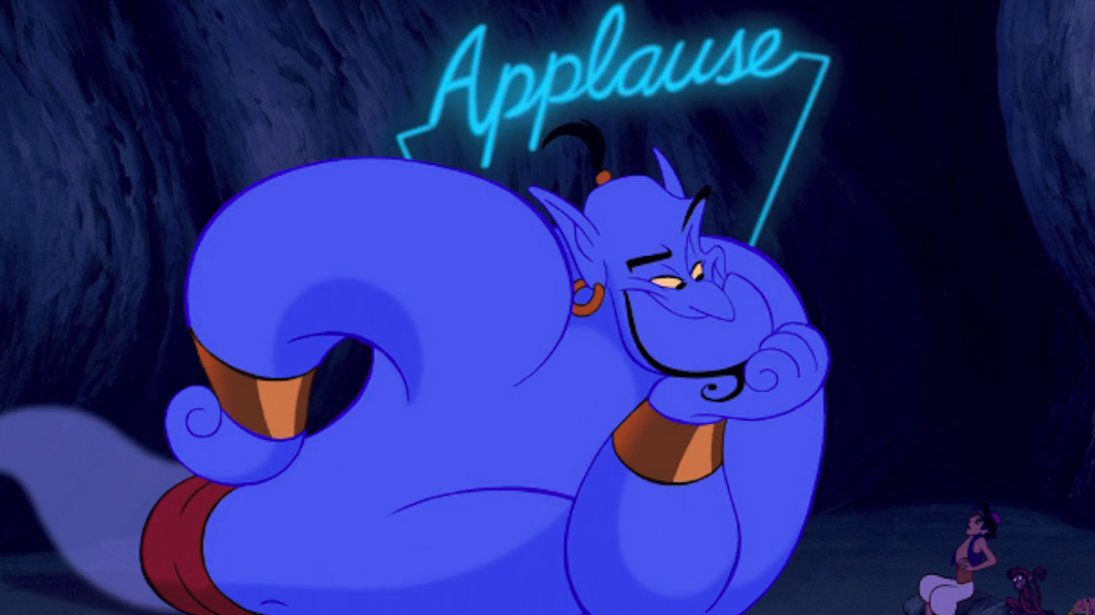 Disney brought Robin Williams' Genie back for a new short, without